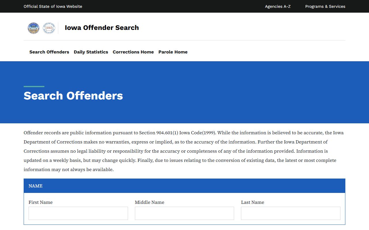 Iowa DOC Offender Search for Dubuque Residential Facility resident lookup